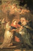 Peter Paul Rubens Aparicion of Maria to San IIdefonso oil painting artist